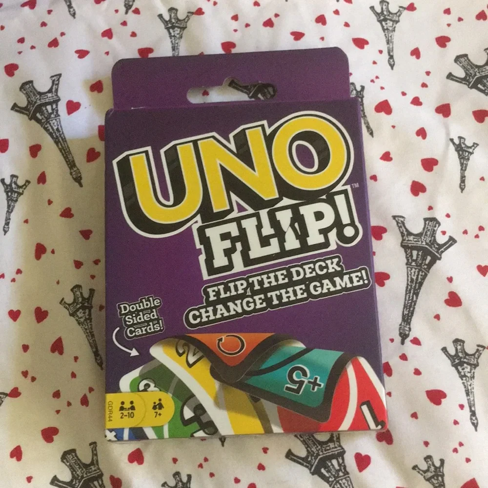 UNO FLIP! Flop The Deck And Change The Game. A Great Game Night Where Uno Is New
